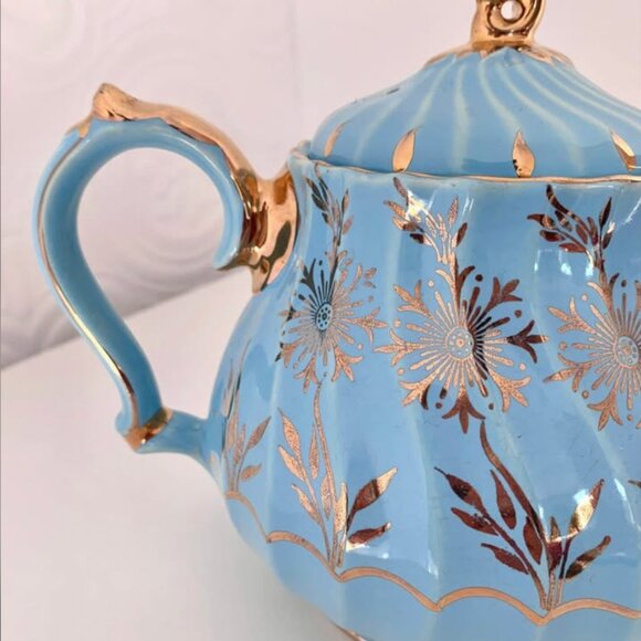 Vintage “Cornflower Blue” Sadler teapot set 💙 - Picture 4 of 10
